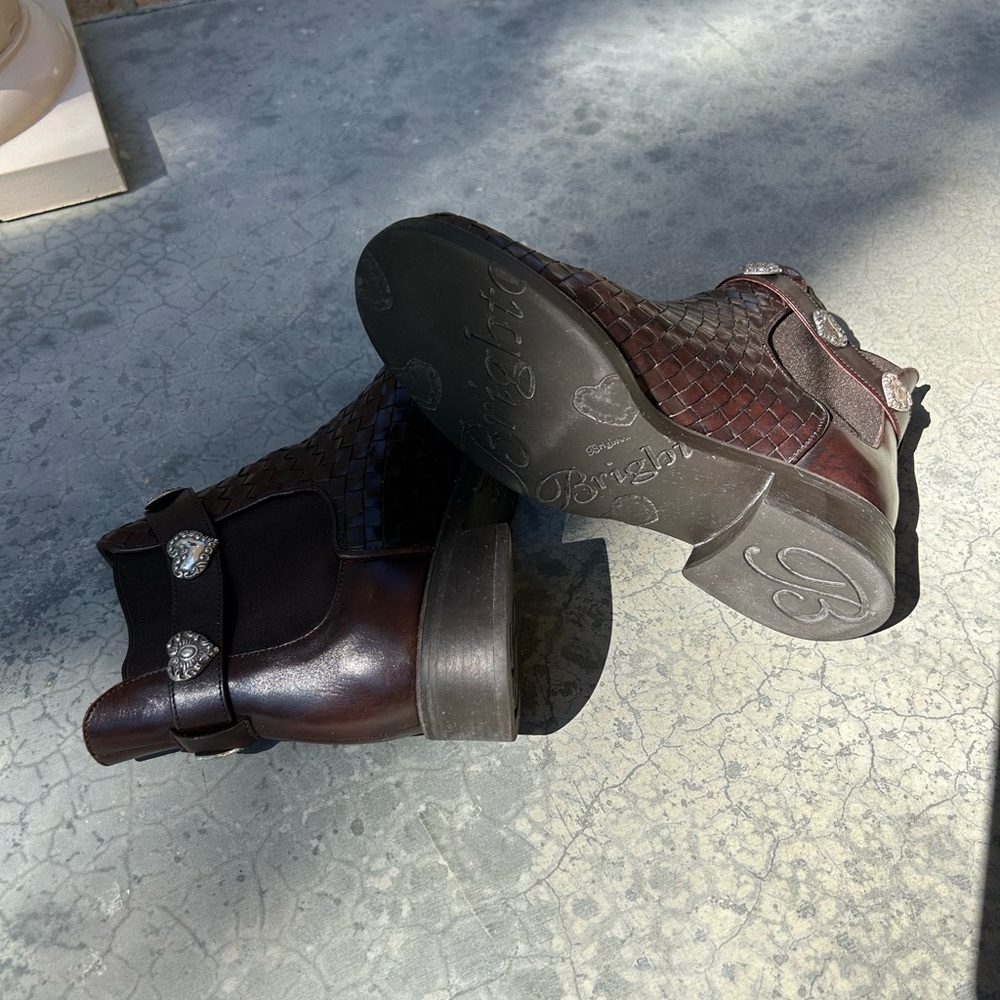 Brighton leather booties size 7.5 - Picture 14 of 15